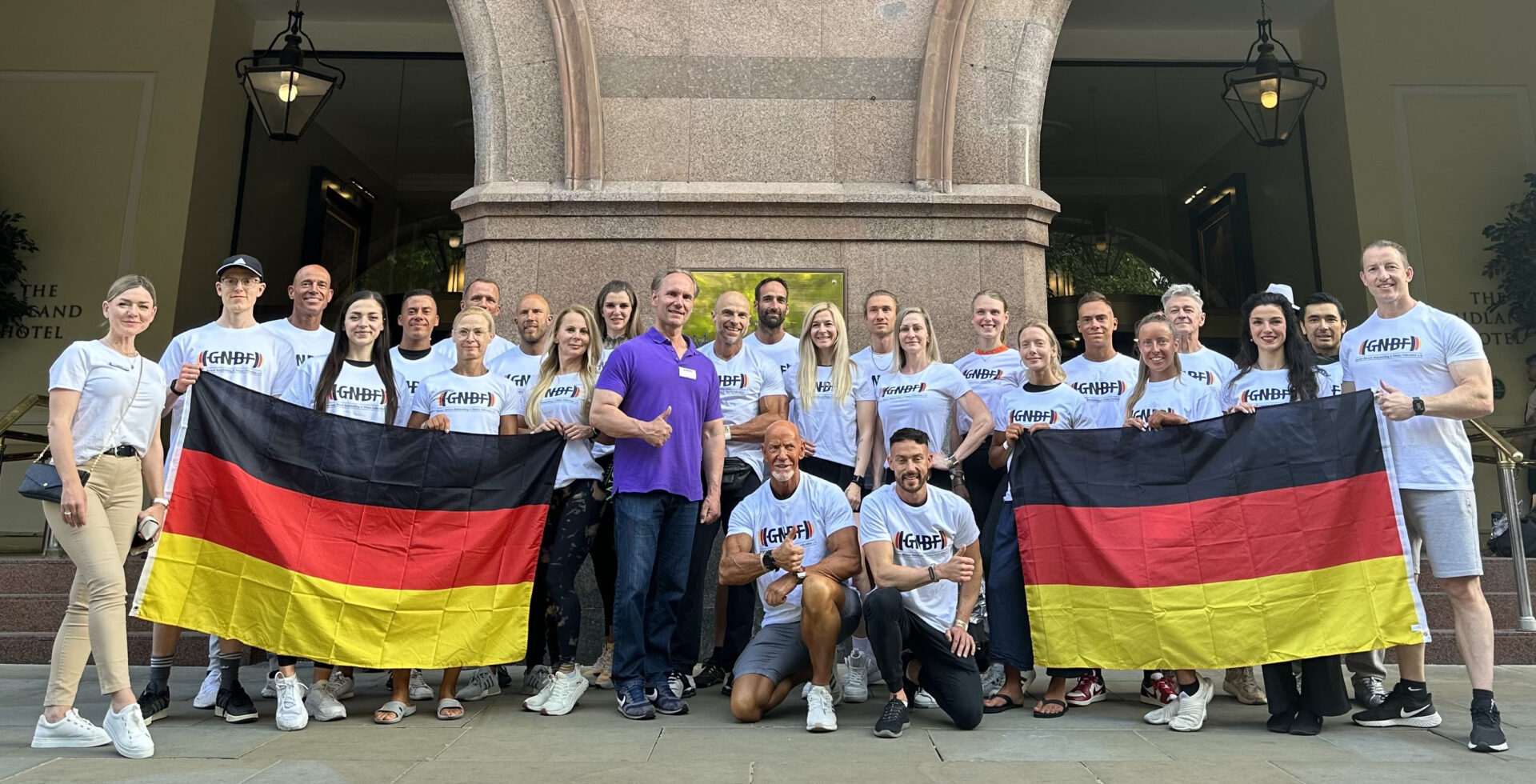 Teil des Team Germany bei den INBA/PNBA World Championships 2023 in Manchester, UK
